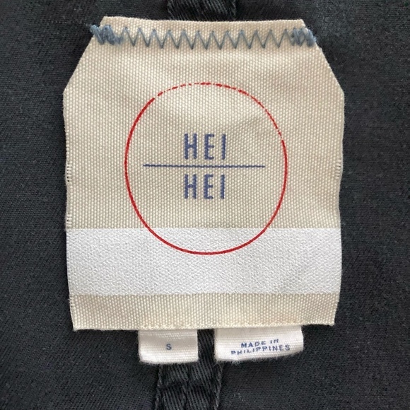 ANTHROPOLOGIE Hei Hei Trapunto Sash Belted Midi Trench Coat Gray - Picture 6 of 11